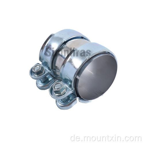 2pcs Universal Edelstahlauto -Rohre Abgasklemme